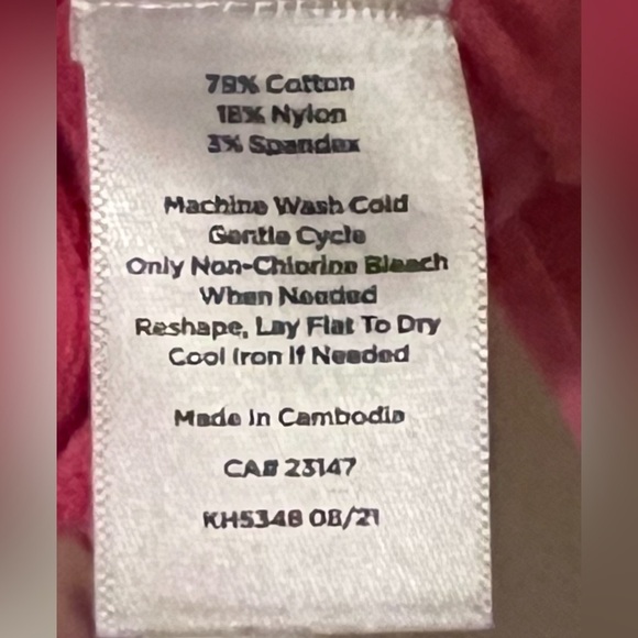 Women’s Talbots Pink Button‎ Up Cardigan Size Petite XL 3/4 sleeve - Picture 5 of 5